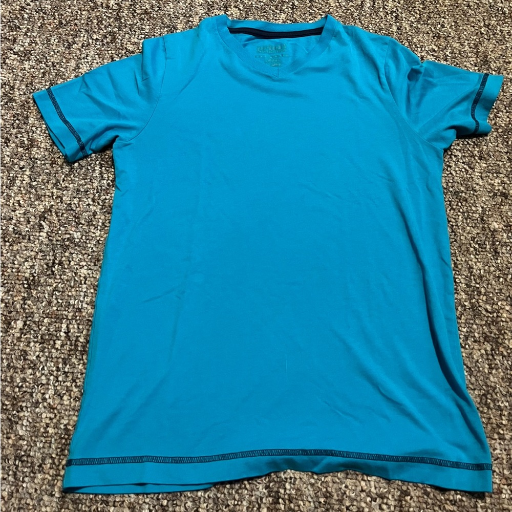 Blue V Neck